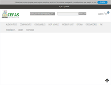 Tablet Screenshot of cefasinformatica.com